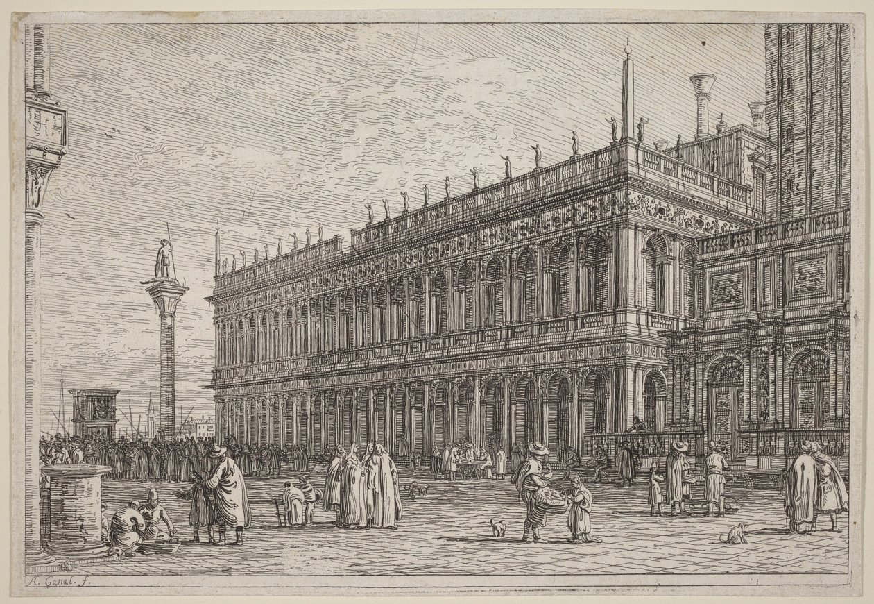 Kirjakauppa. V. tekijältä Canaletto