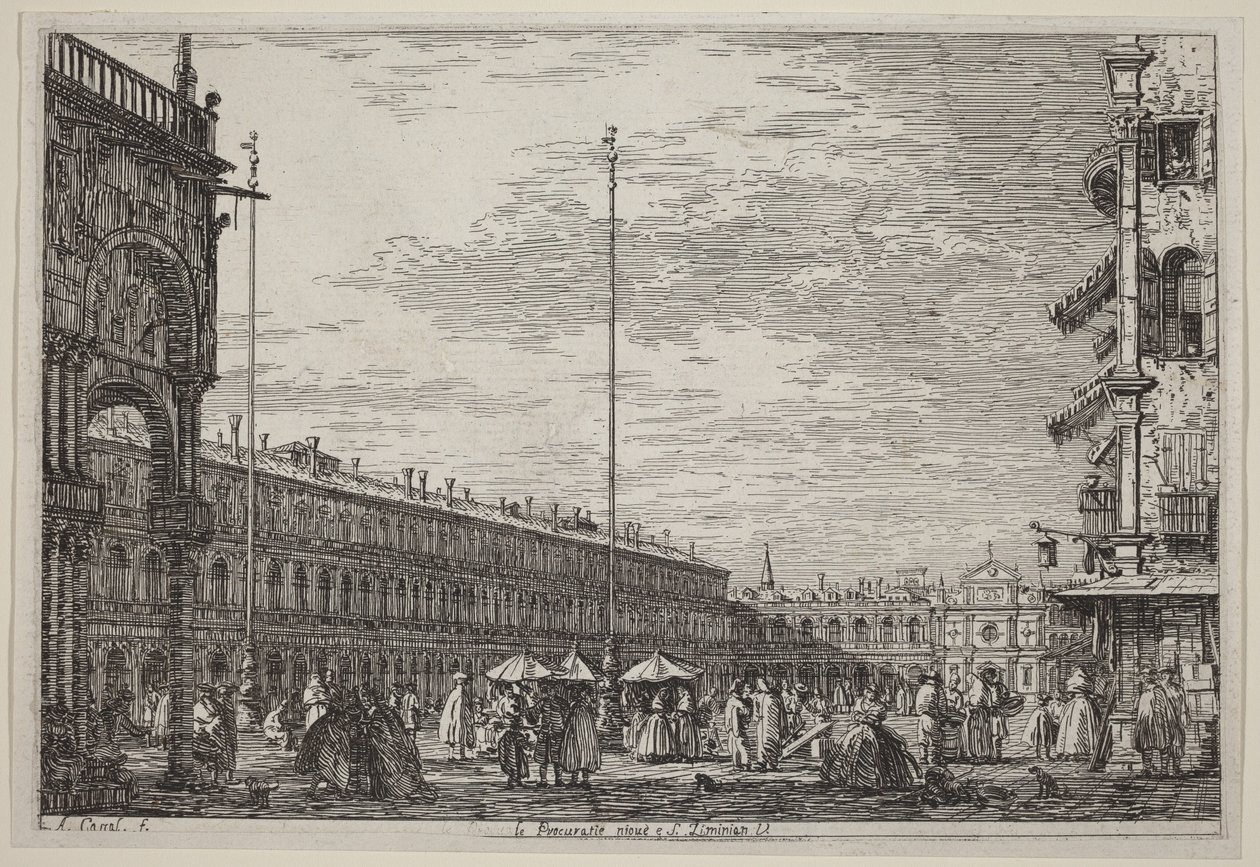 Uudet Procuratie ja Pyhä Ziminian V. tekijältä Canaletto