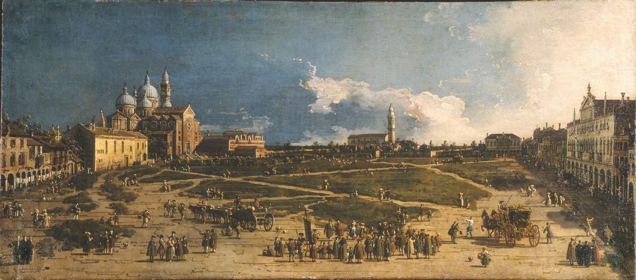 Prà della Valle Padovassa, 1740-luku tekijältä Giovanni Antonio Canal
