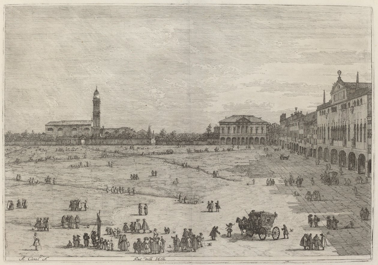 Pra della Valle tekijältä Canaletto
