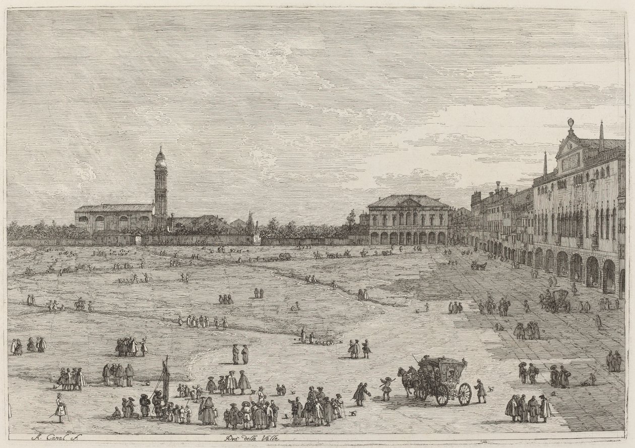 Pra della Valle tekijältä Canaletto