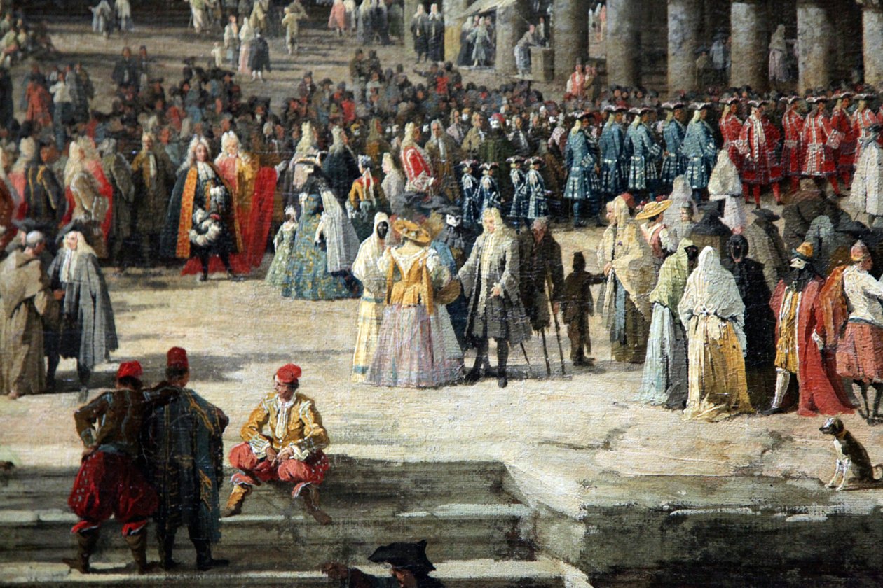 "Ranskan suurlähettilään vastaanotto Venetsiassa", 1726-1727 tekijältä Canaletto