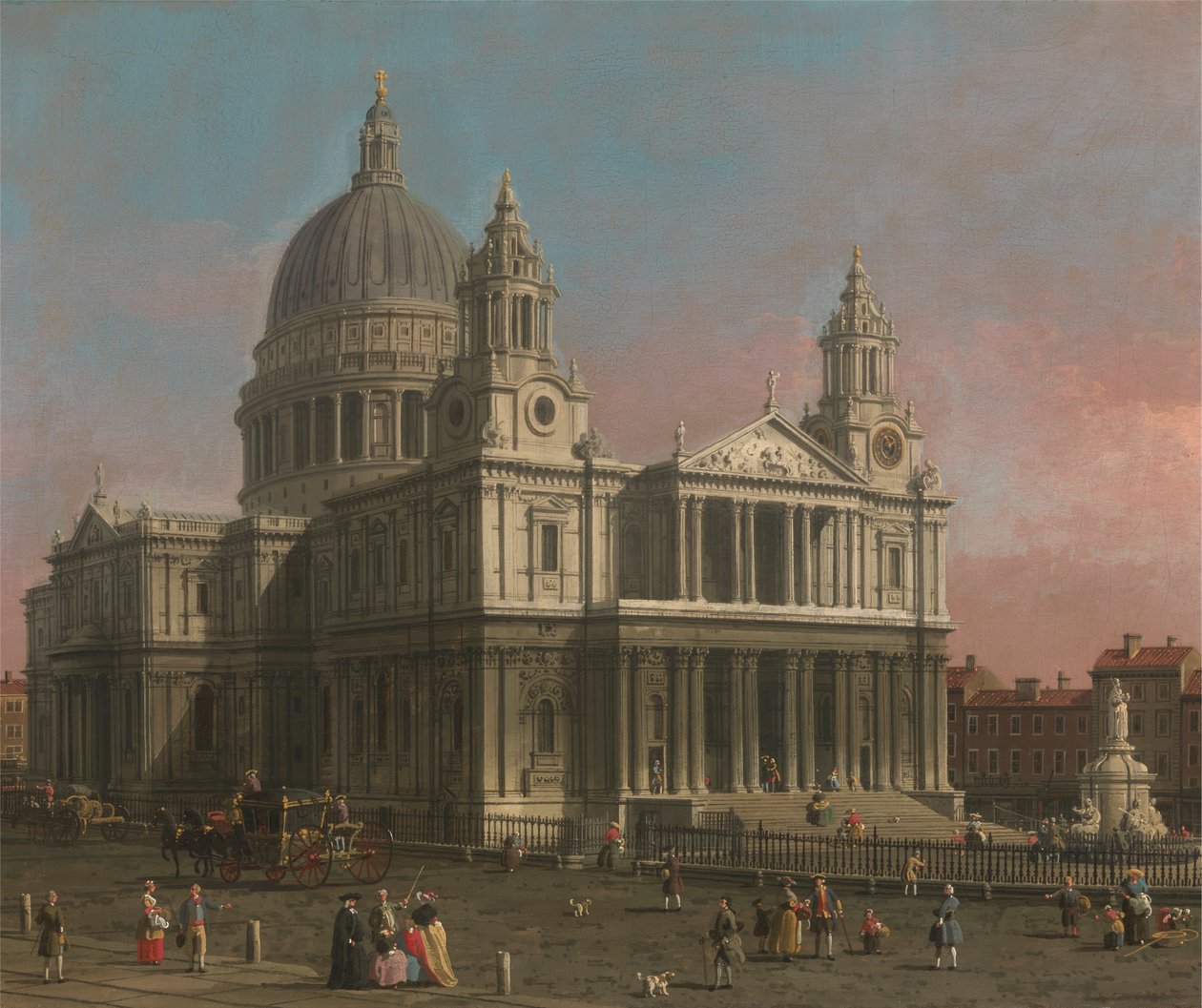 Pyhän Paulin katedraali tekijältä Canaletto