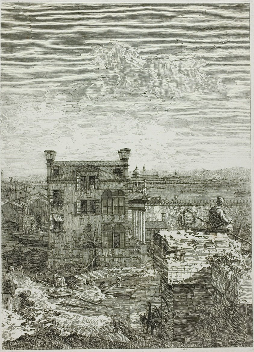 House with the Peristyle, Vedute tekijältä Canaletto