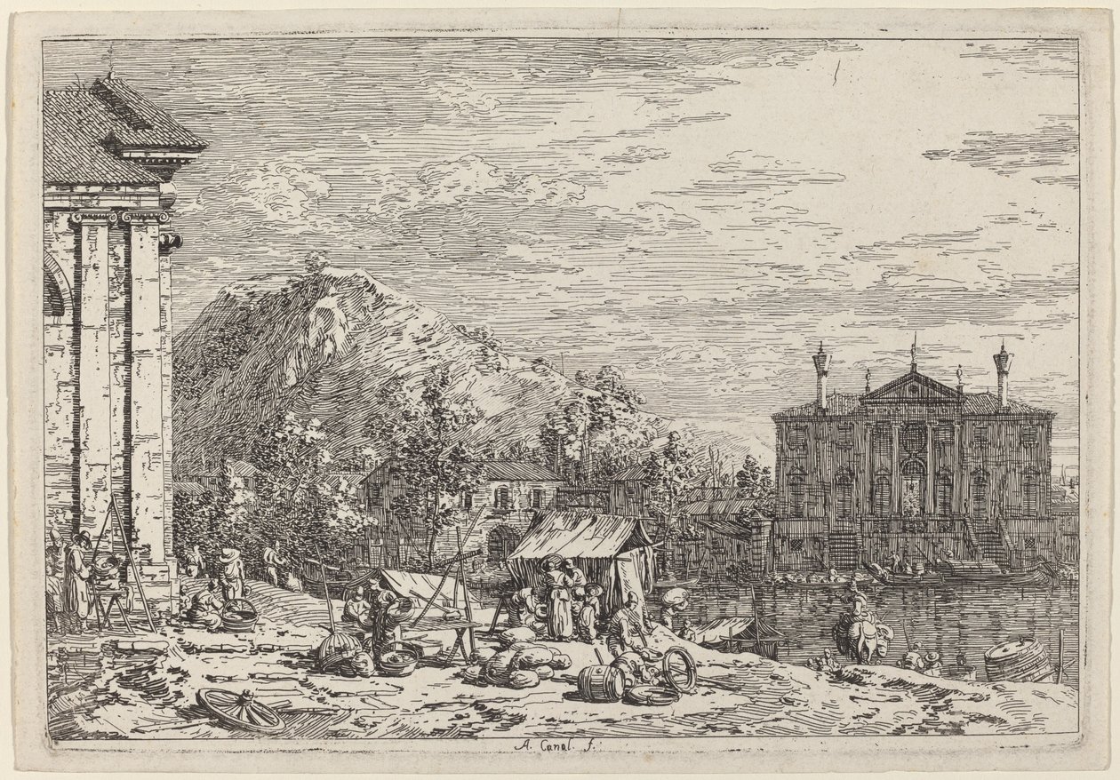 Dolon markkinat tekijältä Canaletto