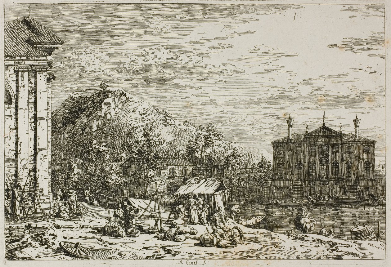 Dolon markkinat, Vedute tekijältä Canaletto