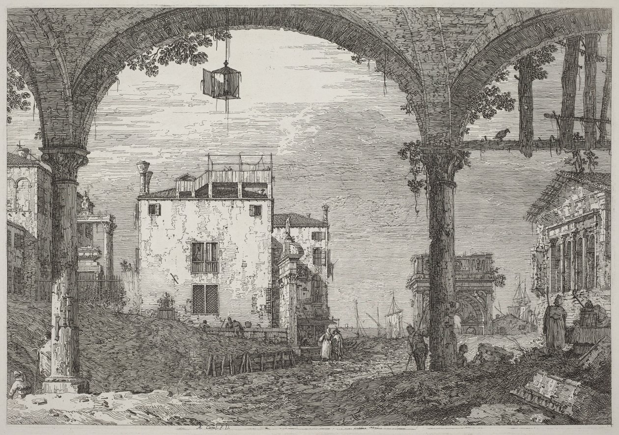 Lyhtypylväikkö tekijältä Canaletto
