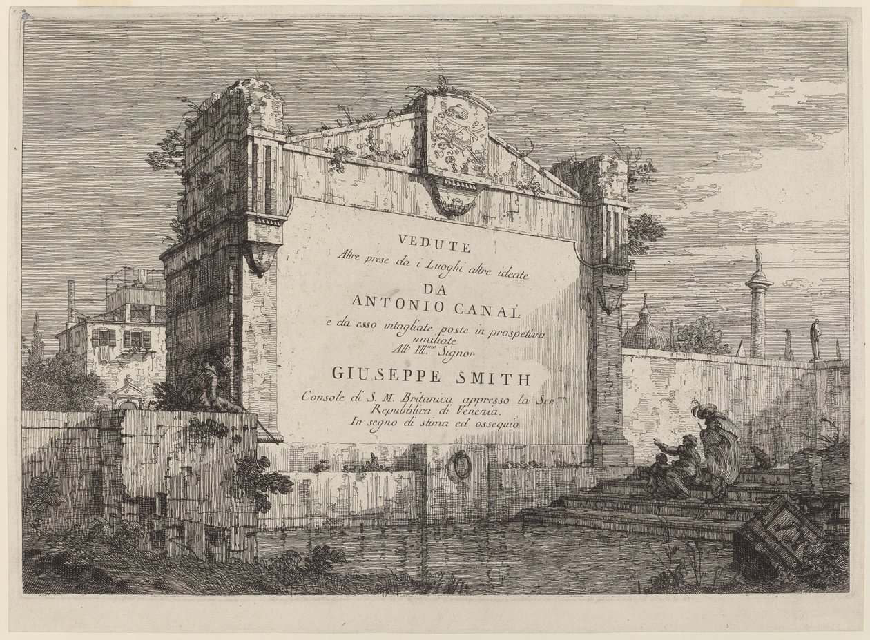 Otsikkolevy tekijältä Canaletto