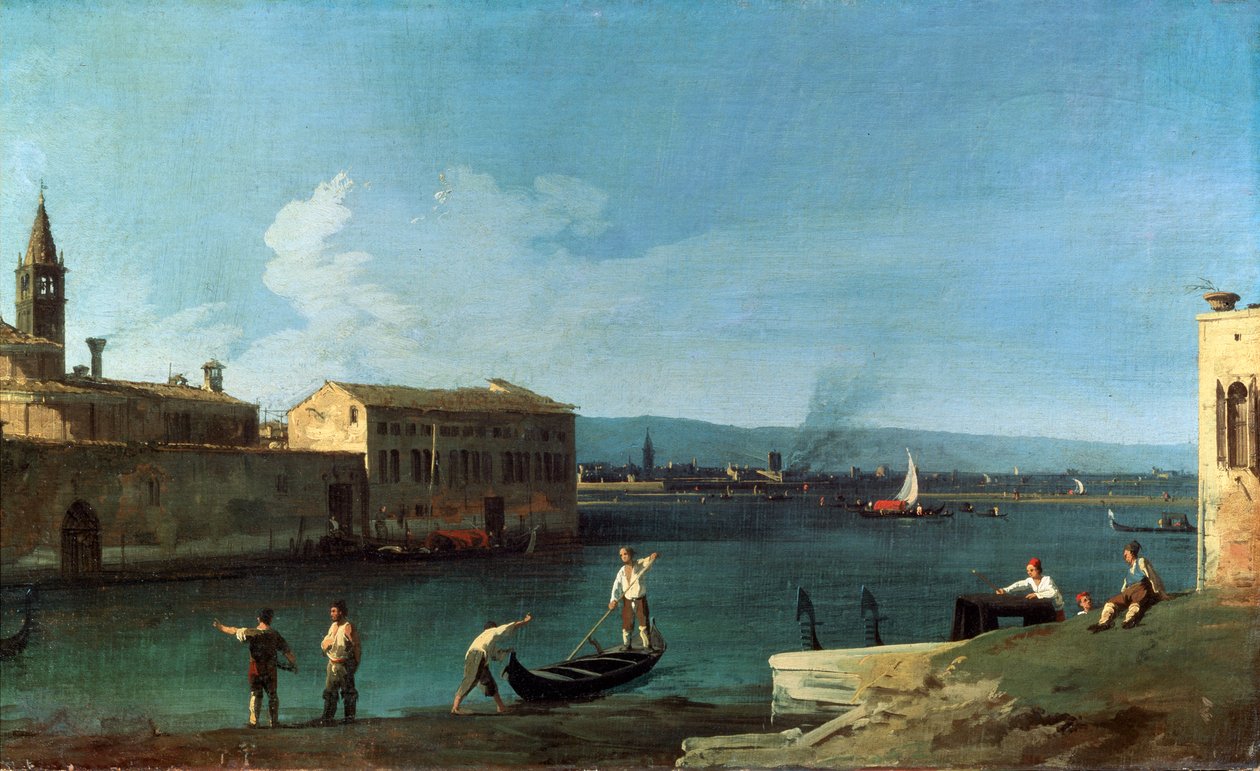 Näkymä Venetsiaan, 1700-luku tekijältä Giovanni Antonio Canal