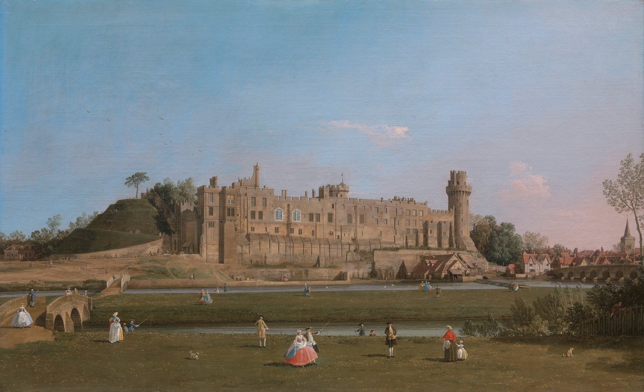 Warwickin linna tekijältä Canaletto
