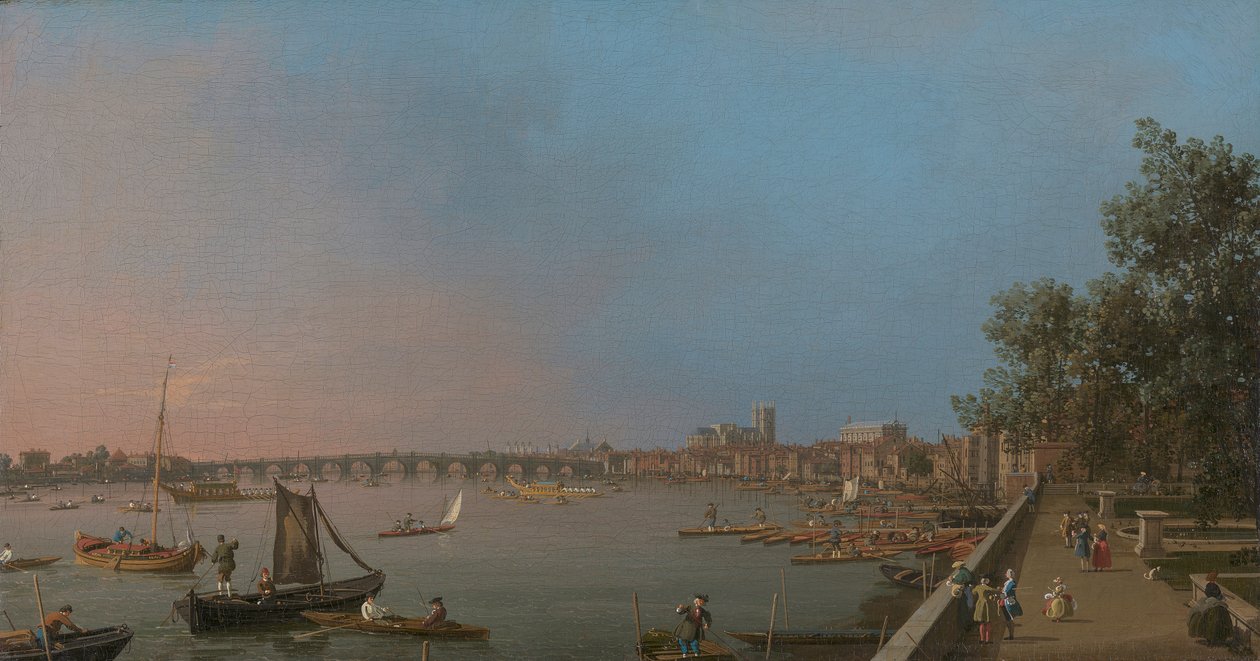 Westminster Somerset Housen terassin läheltä tekijältä Canaletto