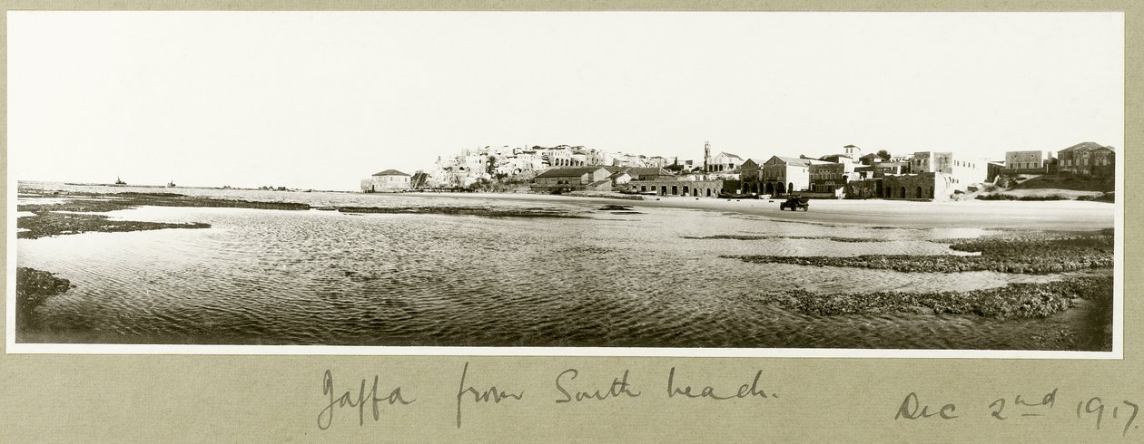 Jaffa South Beachiltä, 2. joulukuuta 1917 tekijältä Capt. Arthur Rhodes