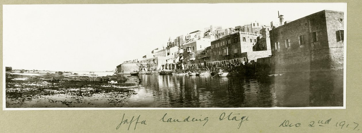 Jaffan laituri, 2. joulukuuta 1917 tekijältä Capt. Arthur Rhodes