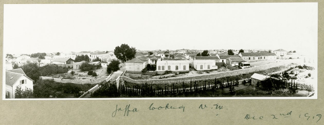 Jaffa etsii luoteeseen, 2. joulukuuta 1917 tekijältä Capt. Arthur Rhodes