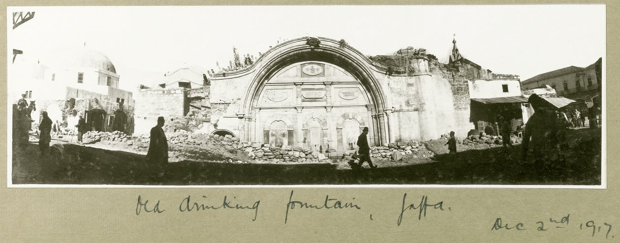 Vanha juomalähde, Jaffa, 2. joulukuuta 1917 tekijältä Capt. Arthur Rhodes