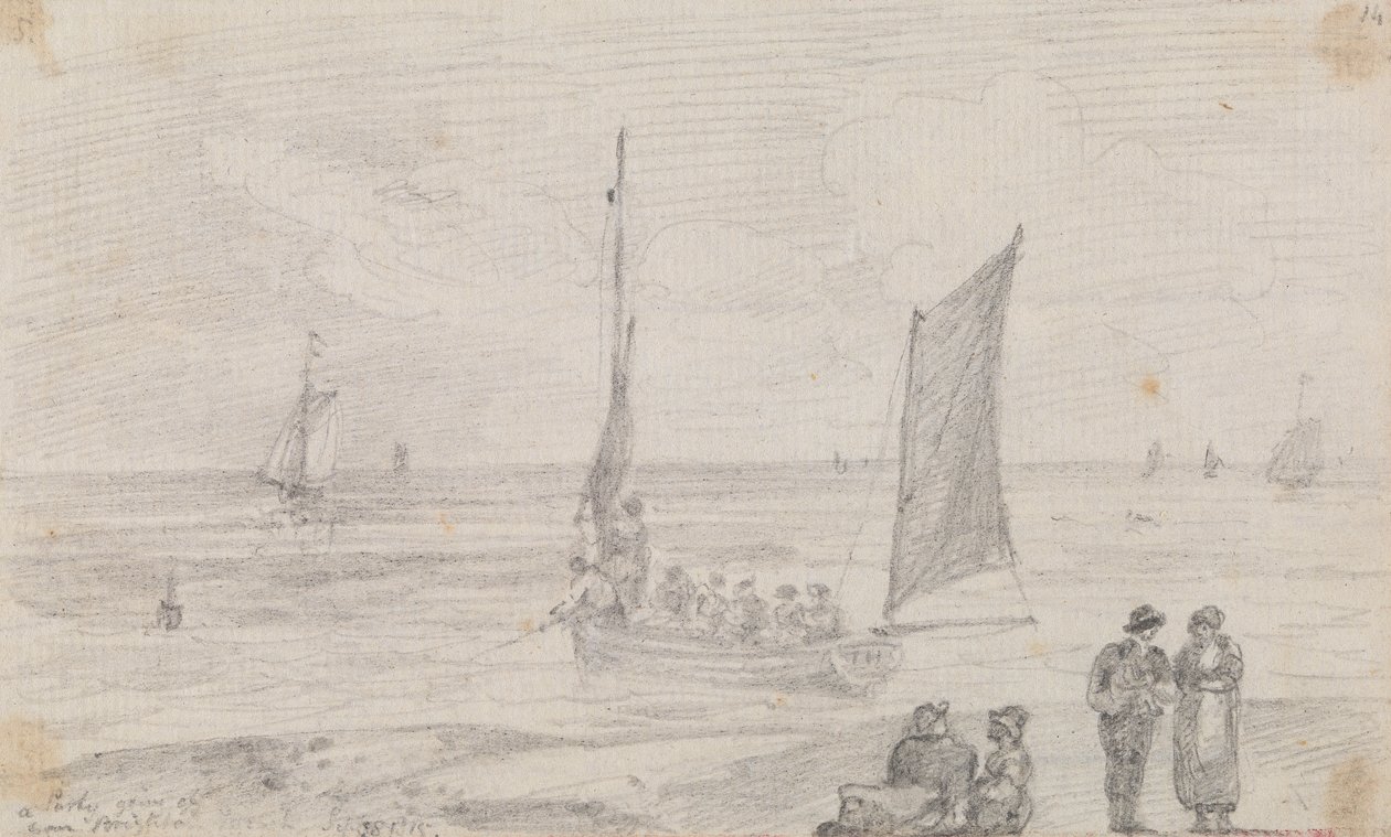 Juhla käynnissä lähellä Brighton Beachia, 18. syyskuuta 1815 tekijältä Capt. Thomas Hastings