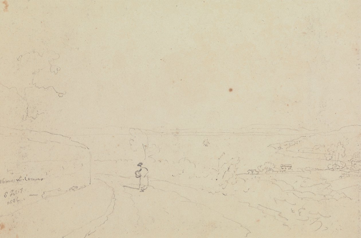 West Cowesin yläpuolella, 8. helmikuuta 1826 tekijältä Capt. Thomas Hastings