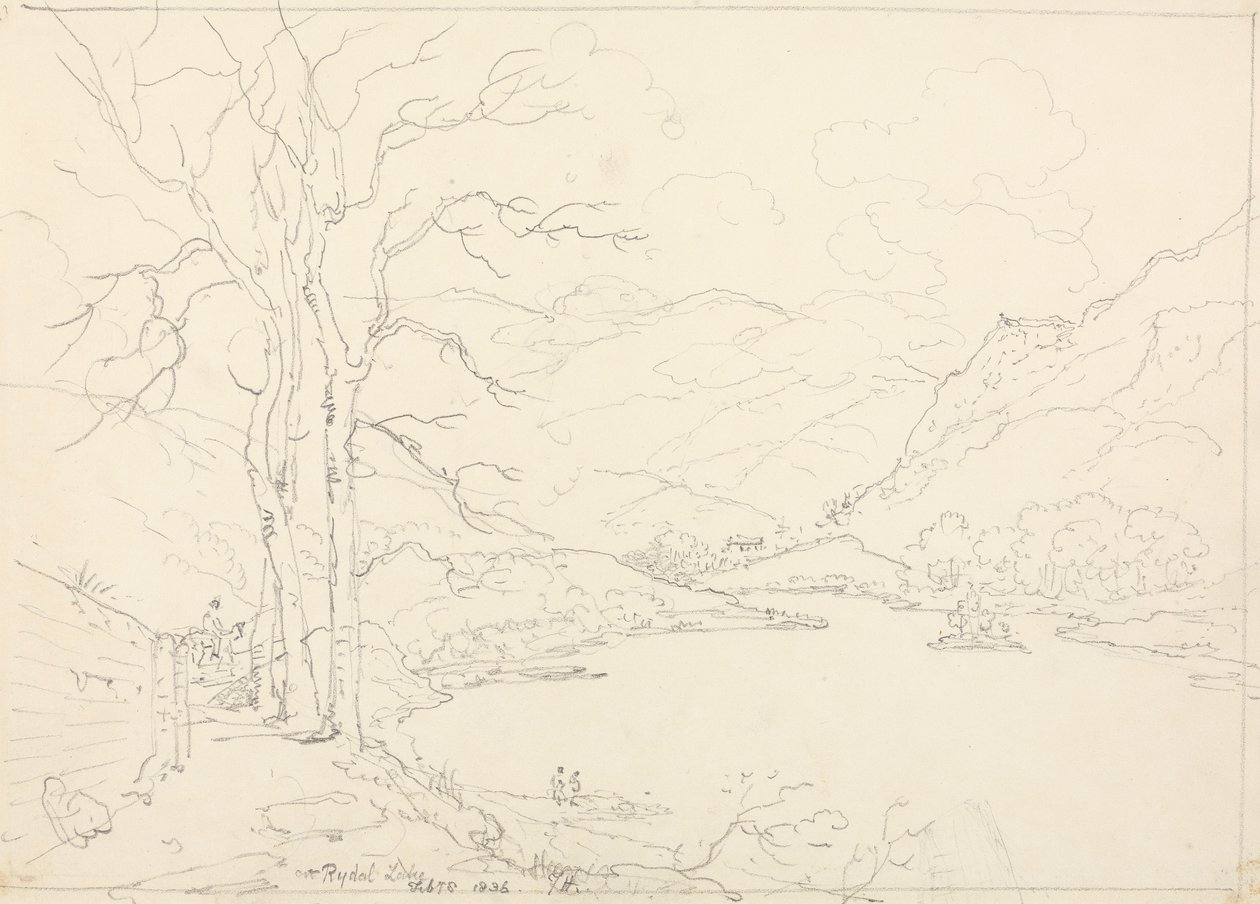 Rydal Lakella, 8. helmikuuta 1836 tekijältä Capt. Thomas Hastings