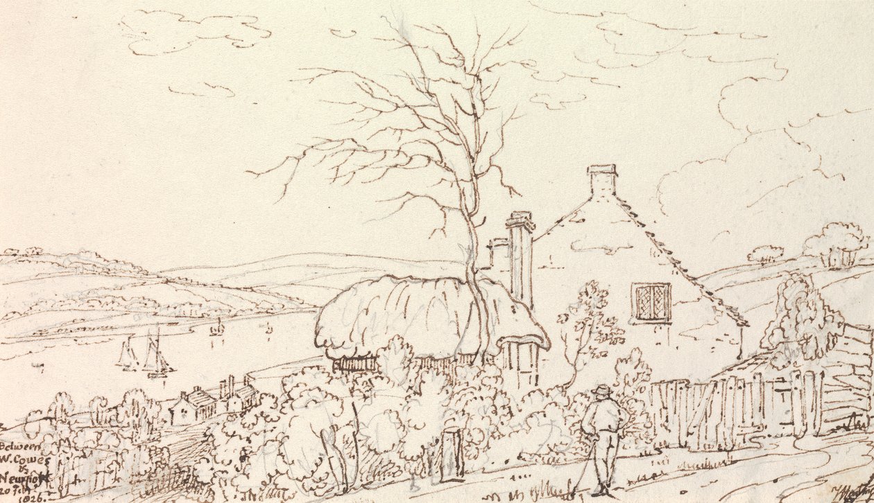West Cowesin ja Newportin välillä 20. helmikuuta 1826 tekijältä Capt. Thomas Hastings