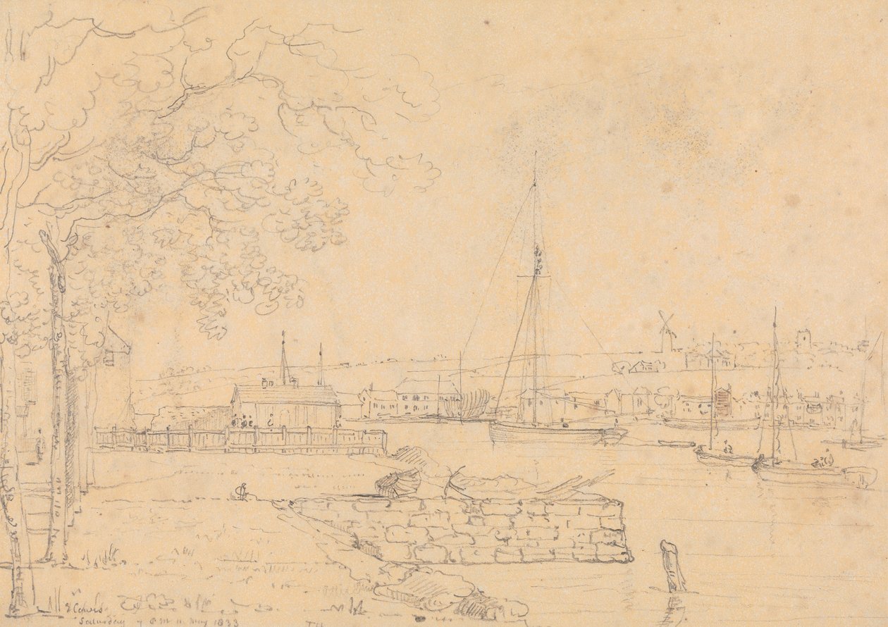 East Cowes, 19.00, 11. toukokuuta 1833 tekijältä Capt. Thomas Hastings