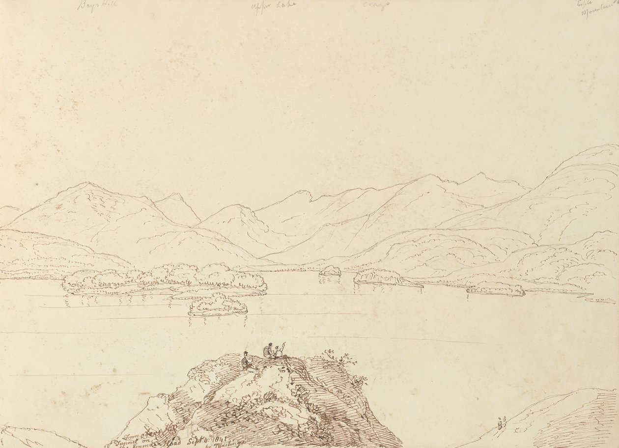 Tunnelin yläpuolelta Kenmare Roadilta, 4. syyskuuta 1841 tekijältä Capt. Thomas Hastings