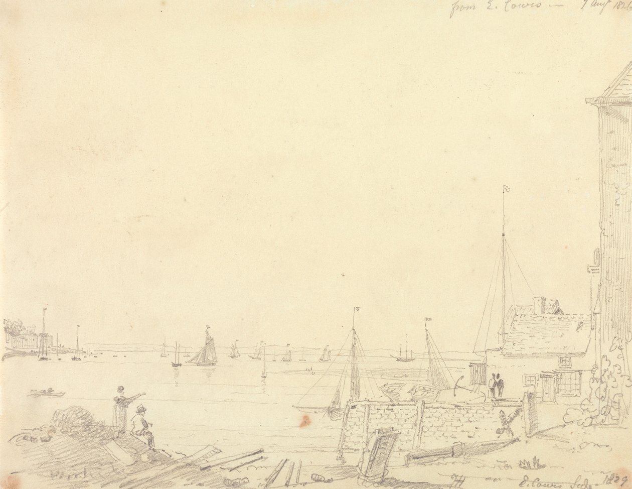 East Cowesista, 7. elokuuta 1826 tekijältä Capt. Thomas Hastings