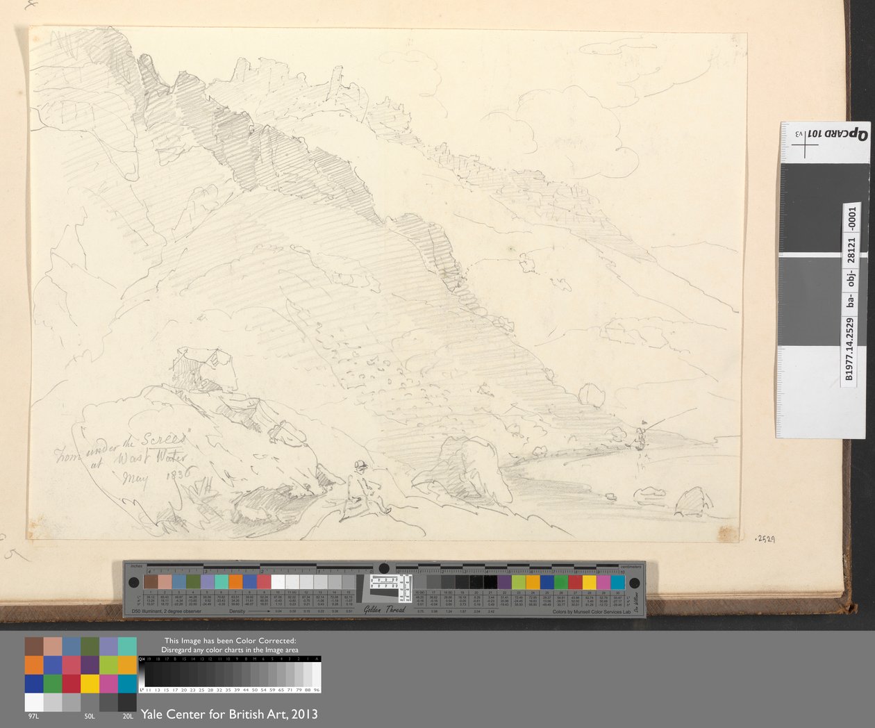 Screes at Wast Waterista, toukokuu 1836 tekijältä Capt. Thomas Hastings