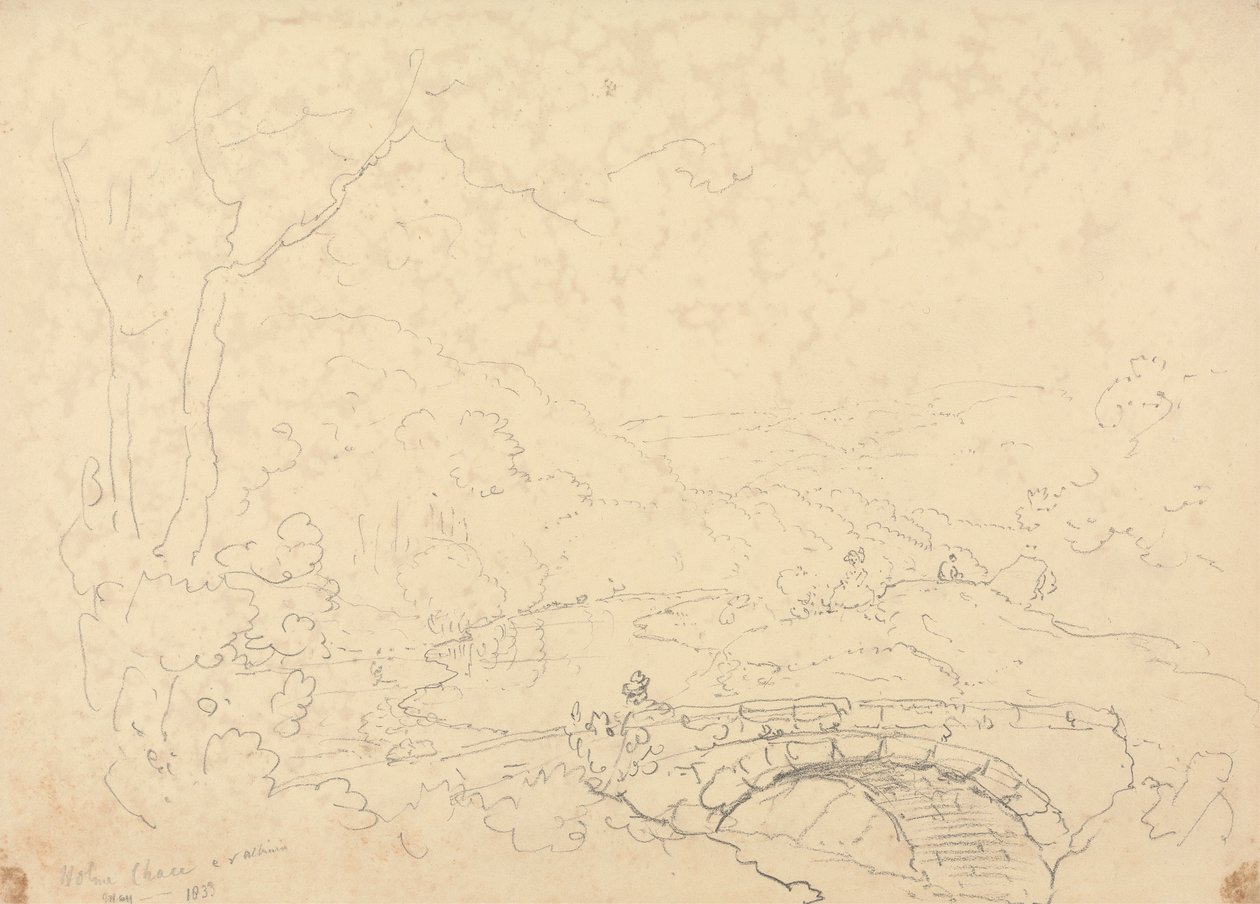 Holne Chase, toukokuu 1833 tekijältä Capt. Thomas Hastings