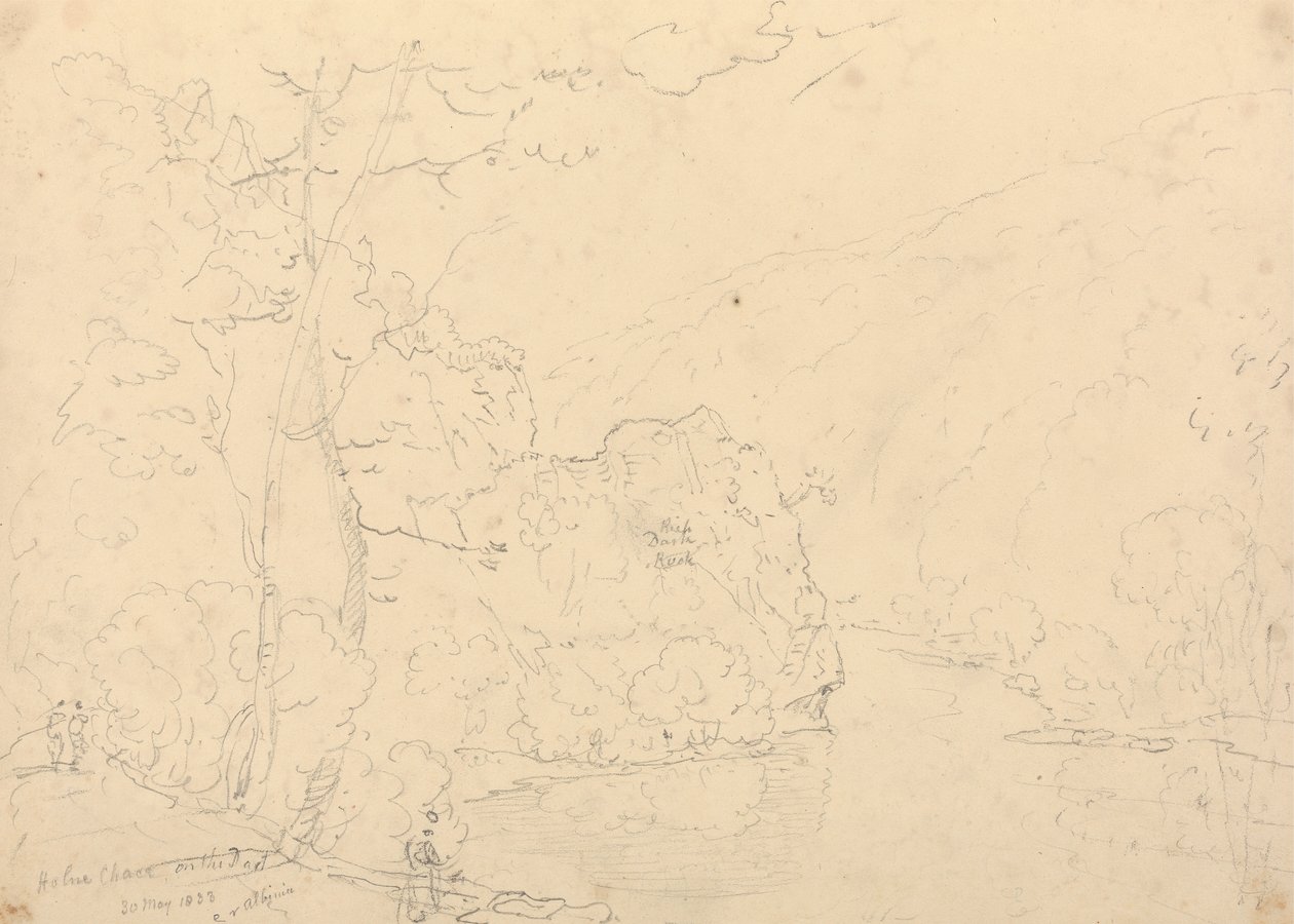 Holne Chase tikkalla, 30. toukokuuta 1833 tekijältä Capt. Thomas Hastings