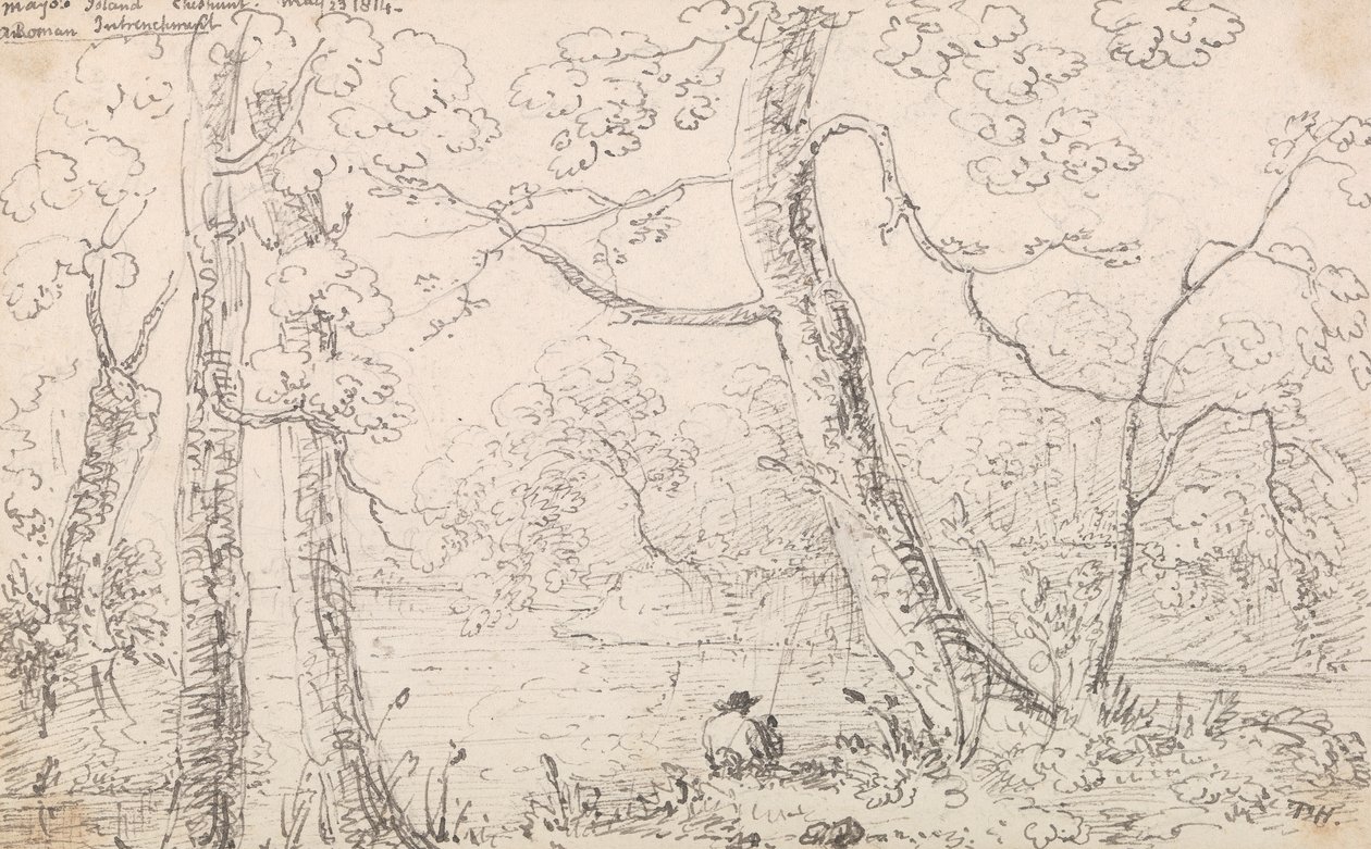 Mayon saari, Cheshunt, 23. toukokuuta 1814 tekijältä Capt. Thomas Hastings