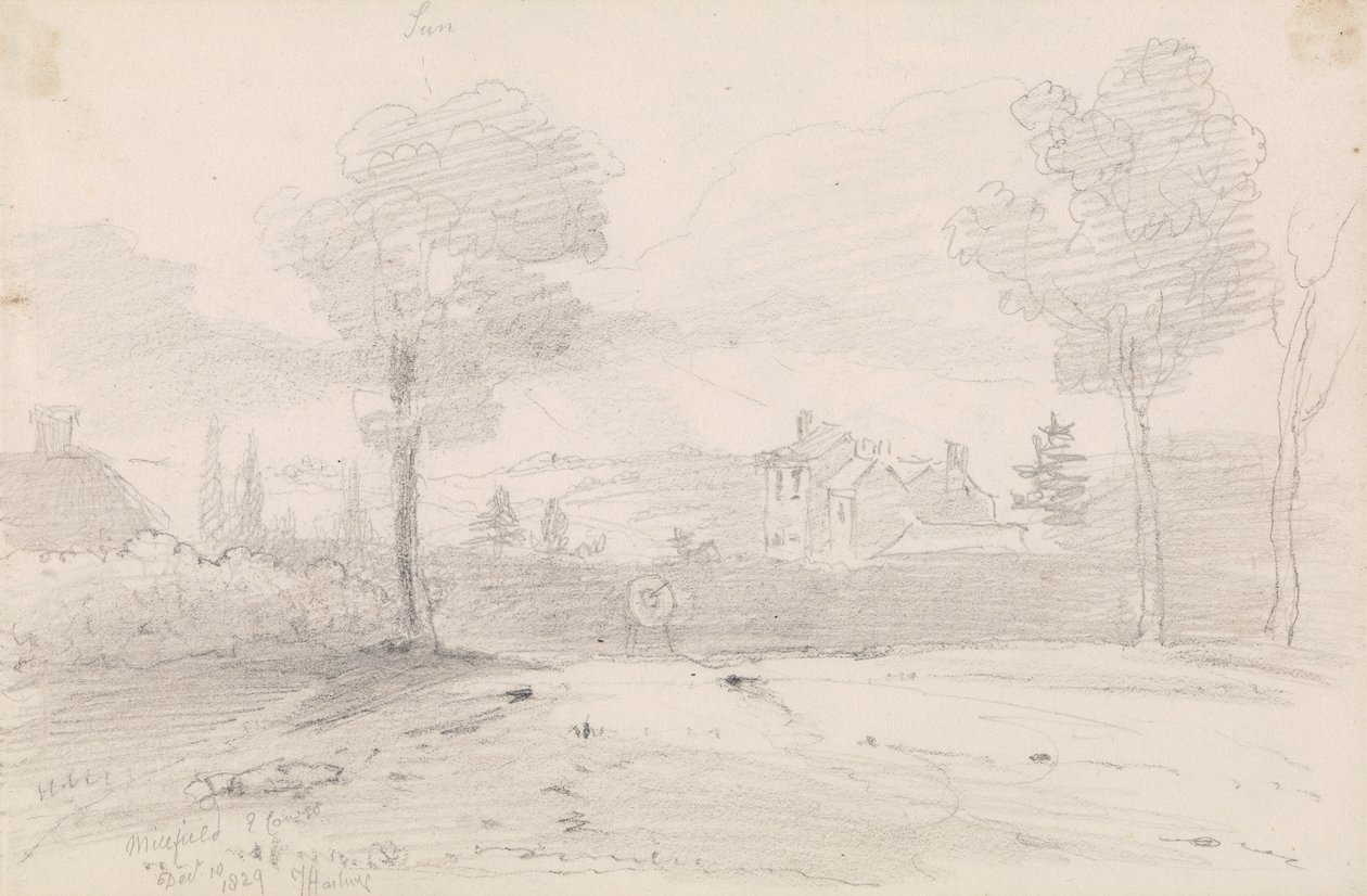 Millfield, East Cowes, 10. joulukuuta 1829 tekijältä Capt. Thomas Hastings