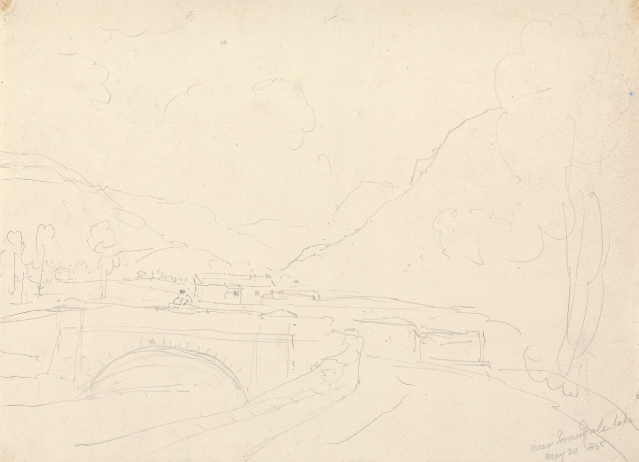 Ennerdale-järven lähellä 20. toukokuuta 1836 tekijältä Capt. Thomas Hastings