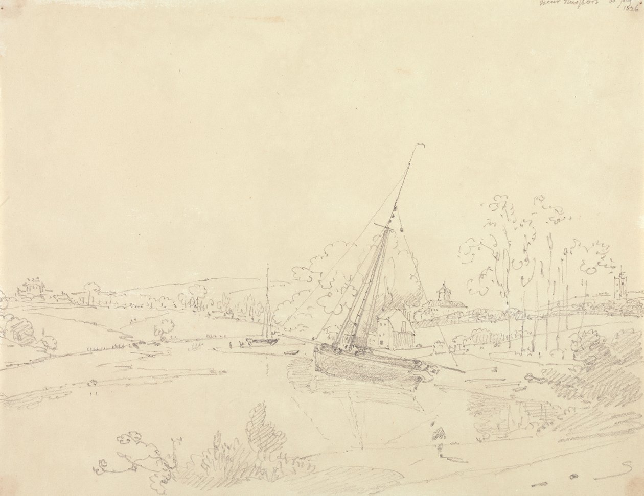 Newportin lähellä 30. heinäkuuta 1826 tekijältä Capt. Thomas Hastings