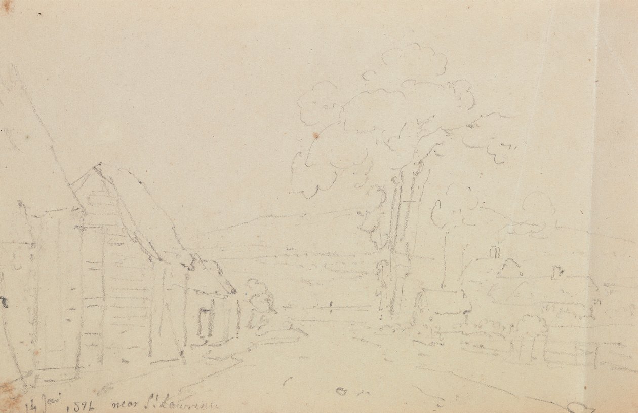 Lähellä Saint Lawrencea, 14. tammikuuta 1826 tekijältä Capt. Thomas Hastings