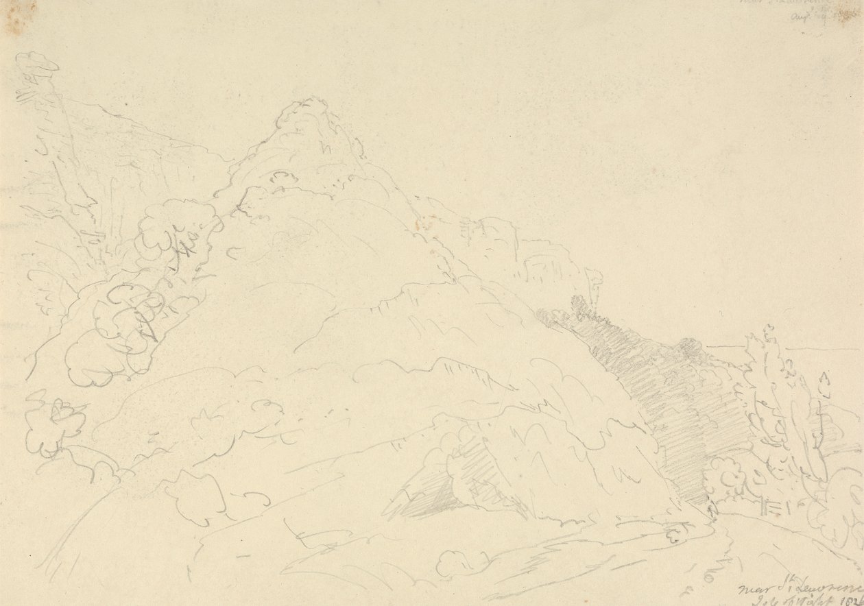 Lähellä Saint Lawrencea, 9. elokuuta 1826 tekijältä Capt. Thomas Hastings