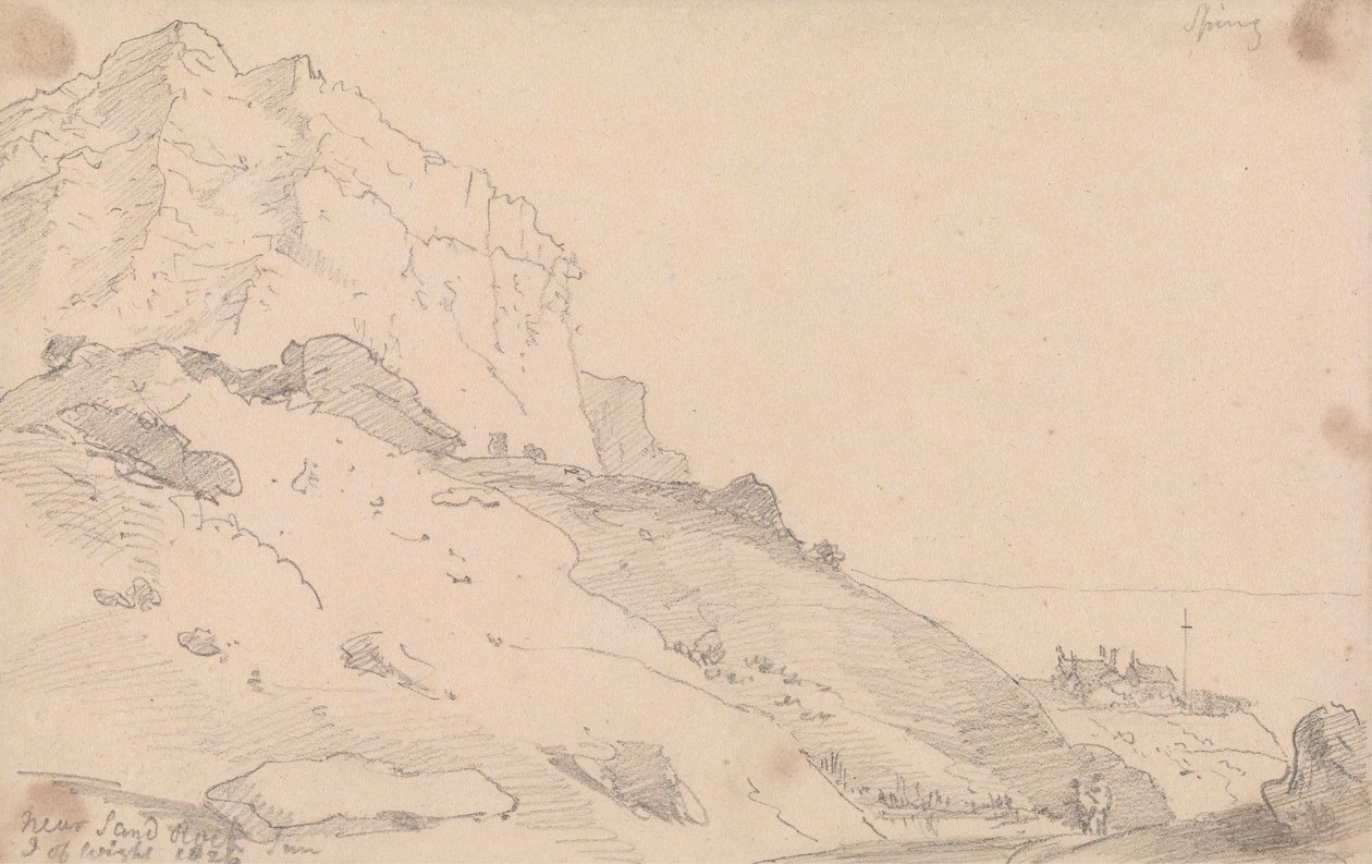 Lähellä Sandrock Inniä, Isle of Wight tekijältä Capt. Thomas Hastings