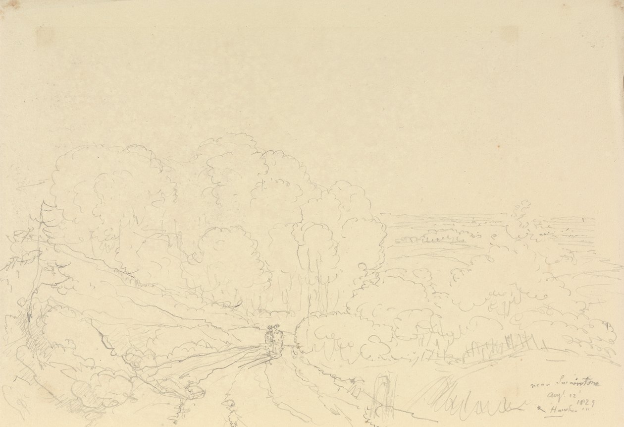 Lähellä Swainstonea, 12. elokuuta 1829 tekijältä Capt. Thomas Hastings