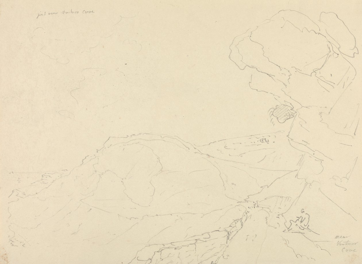 Lähellä Ventnor Covea, Isle of Wight tekijältä Capt. Thomas Hastings