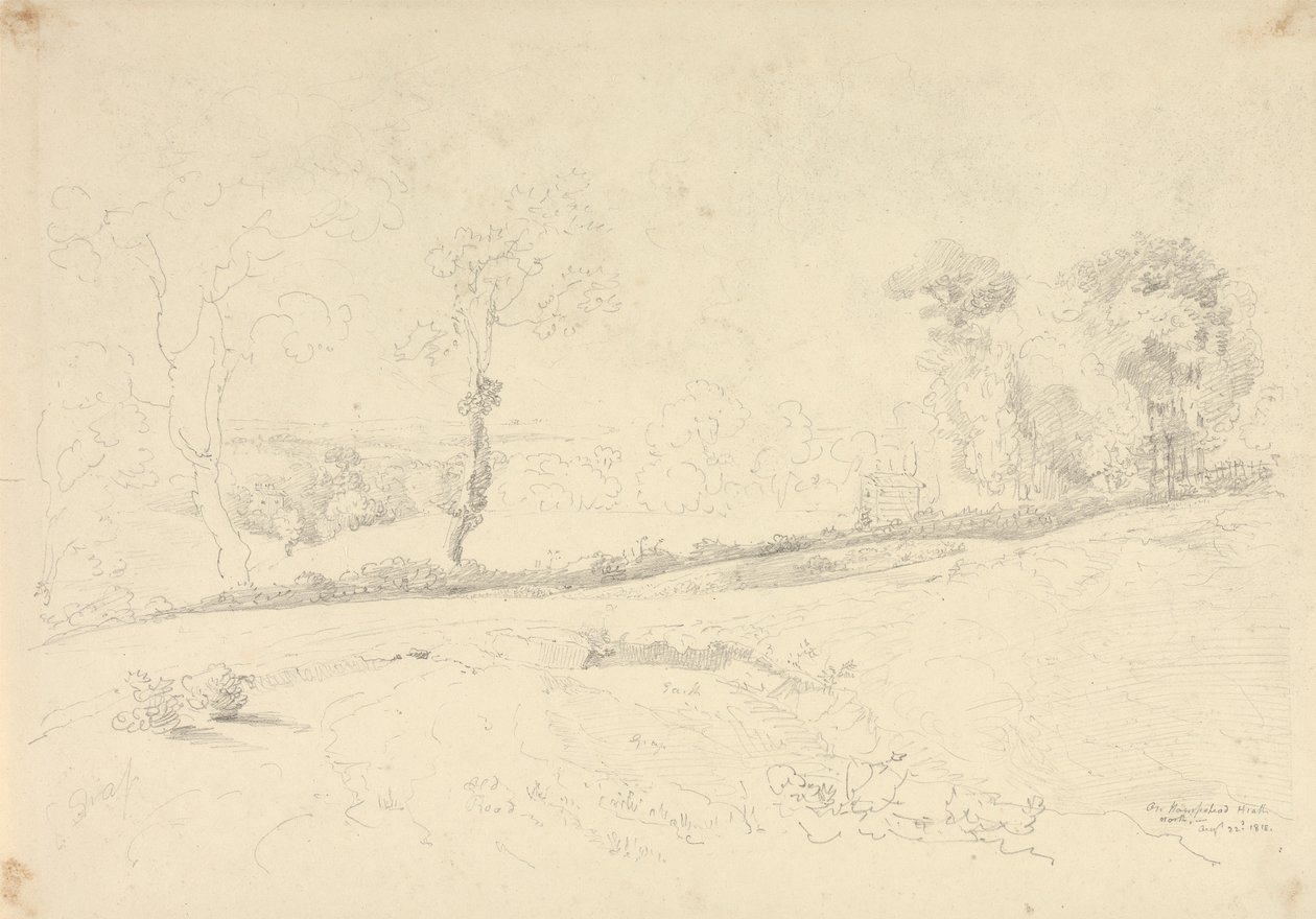 Hampstead Heathissa 22. elokuuta 1818 tekijältä Capt. Thomas Hastings