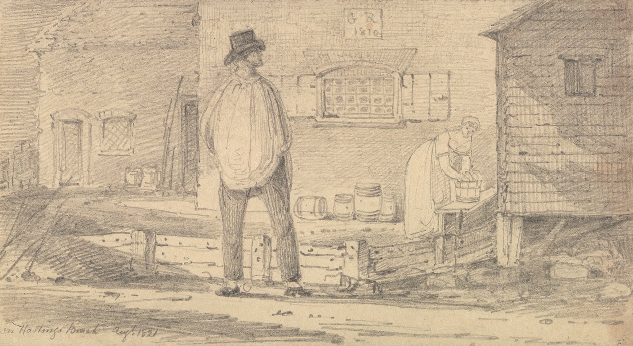 Hastings Beachillä elokuussa 1821 tekijältä Capt. Thomas Hastings