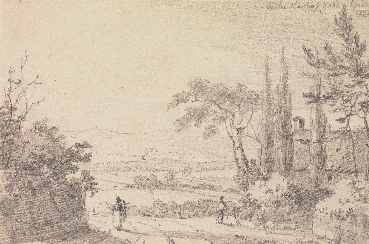 Newport Roadilla huhtikuussa 1826 tekijältä Capt. Thomas Hastings