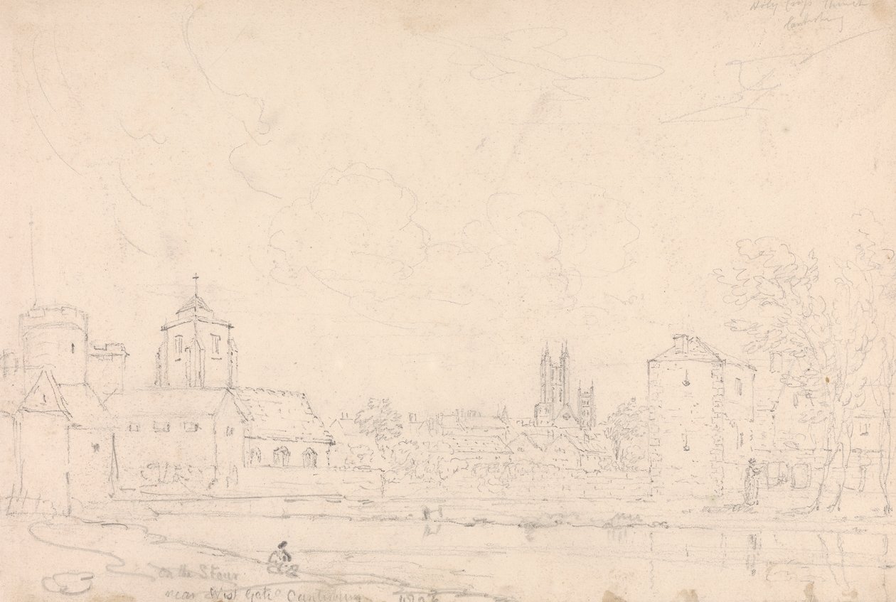 Stourilla lähellä West Gatea, Canterburyssa tekijältä Capt. Thomas Hastings