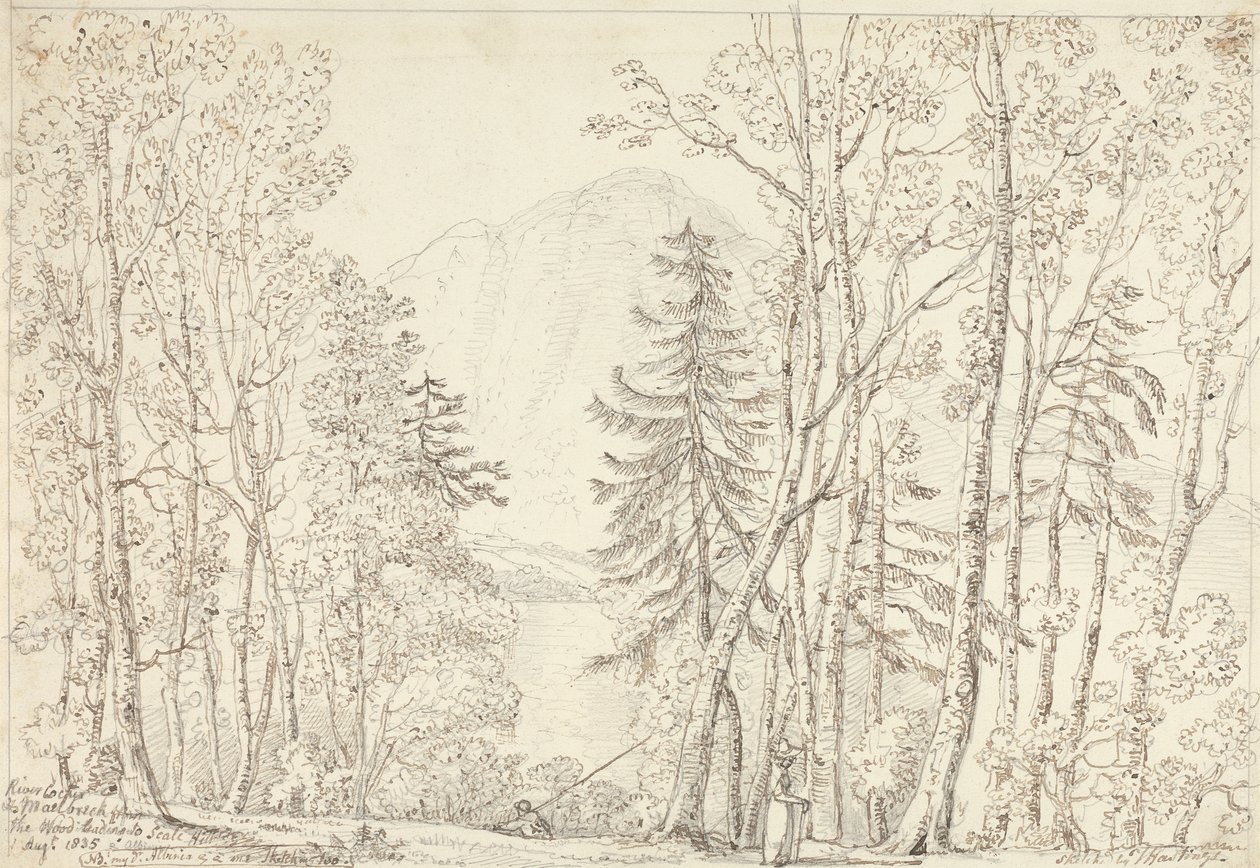 River Cocker ja Mellbreak, 1. elokuuta 1835 tekijältä Capt. Thomas Hastings
