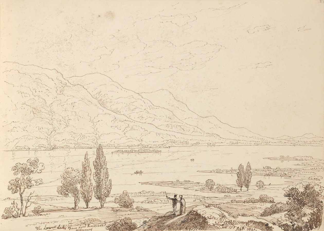 Alajärvi Lord Kenmaresilta Killarneysta syyskuulta 1841 tekijältä Capt. Thomas Hastings