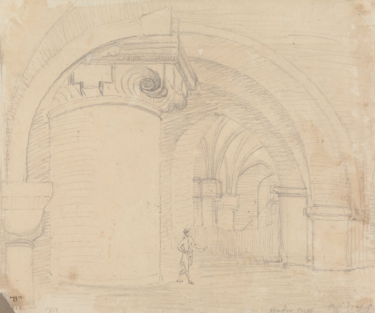 Undercroft, Canterburyn katedraali tekijältä Capt. Thomas Hastings