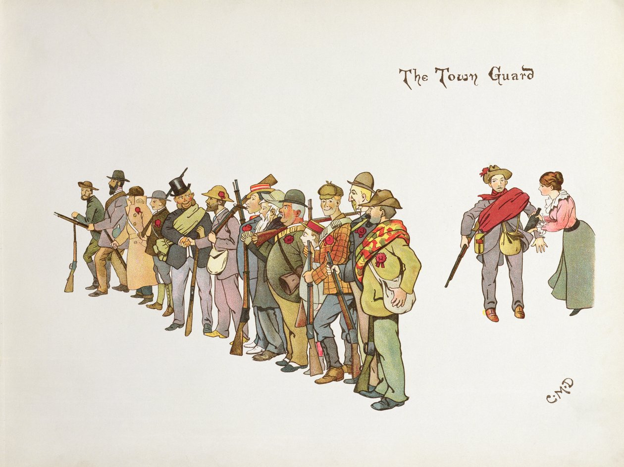 The Town Guard, elokuvasta The Leaguer of Ladysmith, 1900 tekijältä Captain Clive Dixon