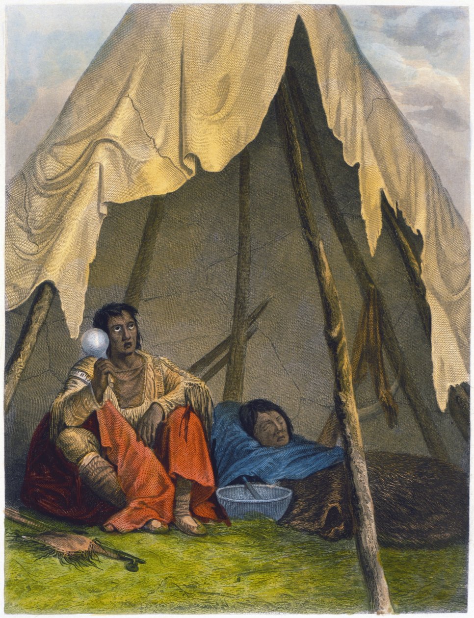 Lääketieteellinen mies, 1853 tekijältä Captain Seth Eastman