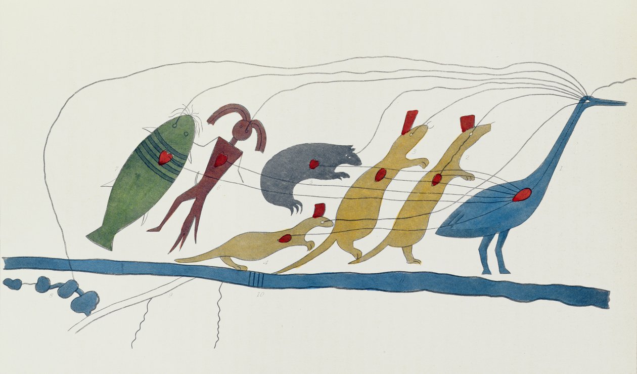 Chippewa Chiefsin symbolinen vetoomus esiteltiin Washingtonissa 28. tammikuuta 1849 Oshcabawisin johtaman Monomonecanin Wisconsinissa julkaisusta "Information Respecting the History, Condition and Prospects of the World" tekijältä Captain Seth Eastman