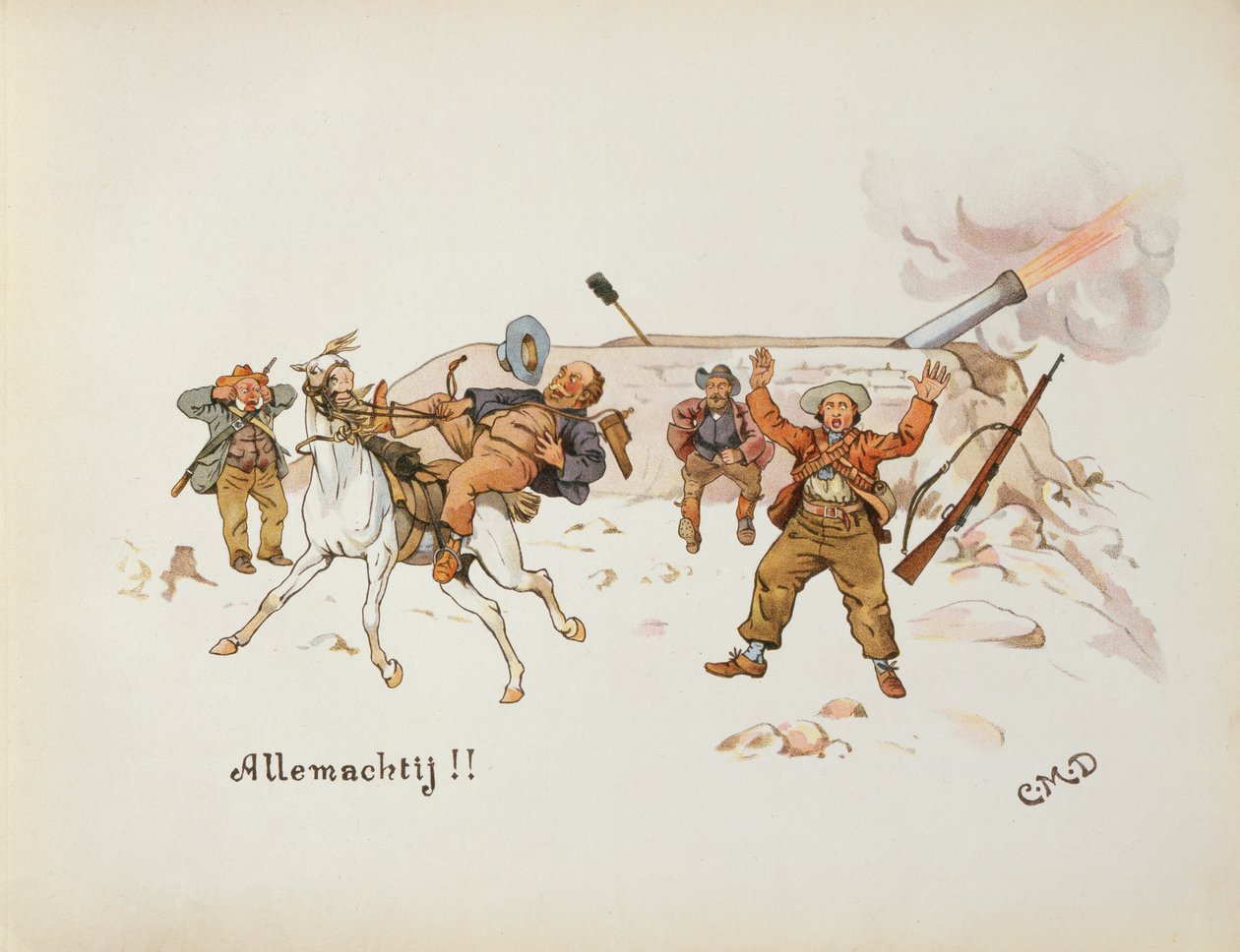 Allemachtij, The Leaguer of Ladysmith, 1900 tekijältä Captain Clive Dixon