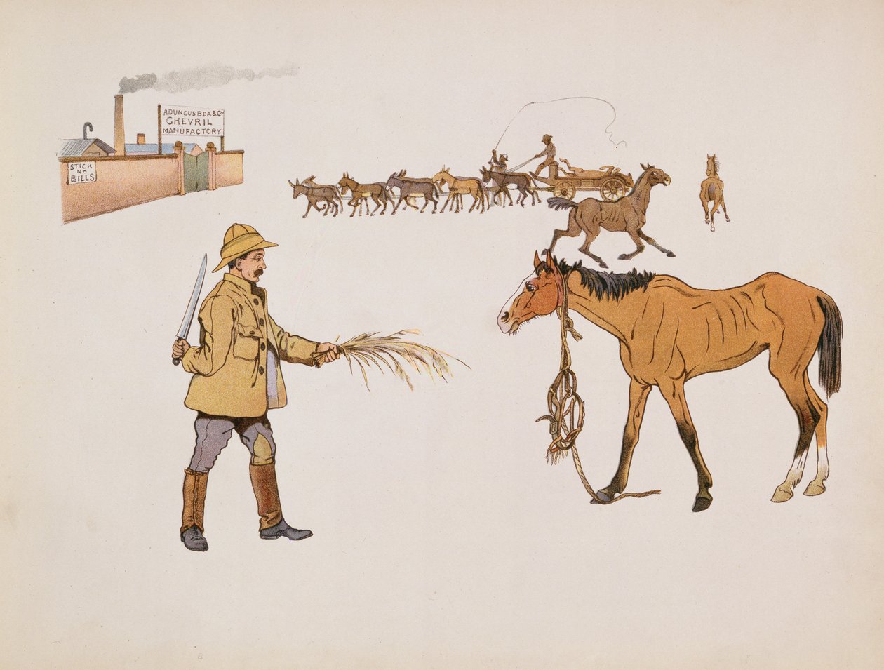 Chevrilin tehtaalle, The Leaguer of Ladysmith, 1900 tekijältä Captain Clive Dixon
